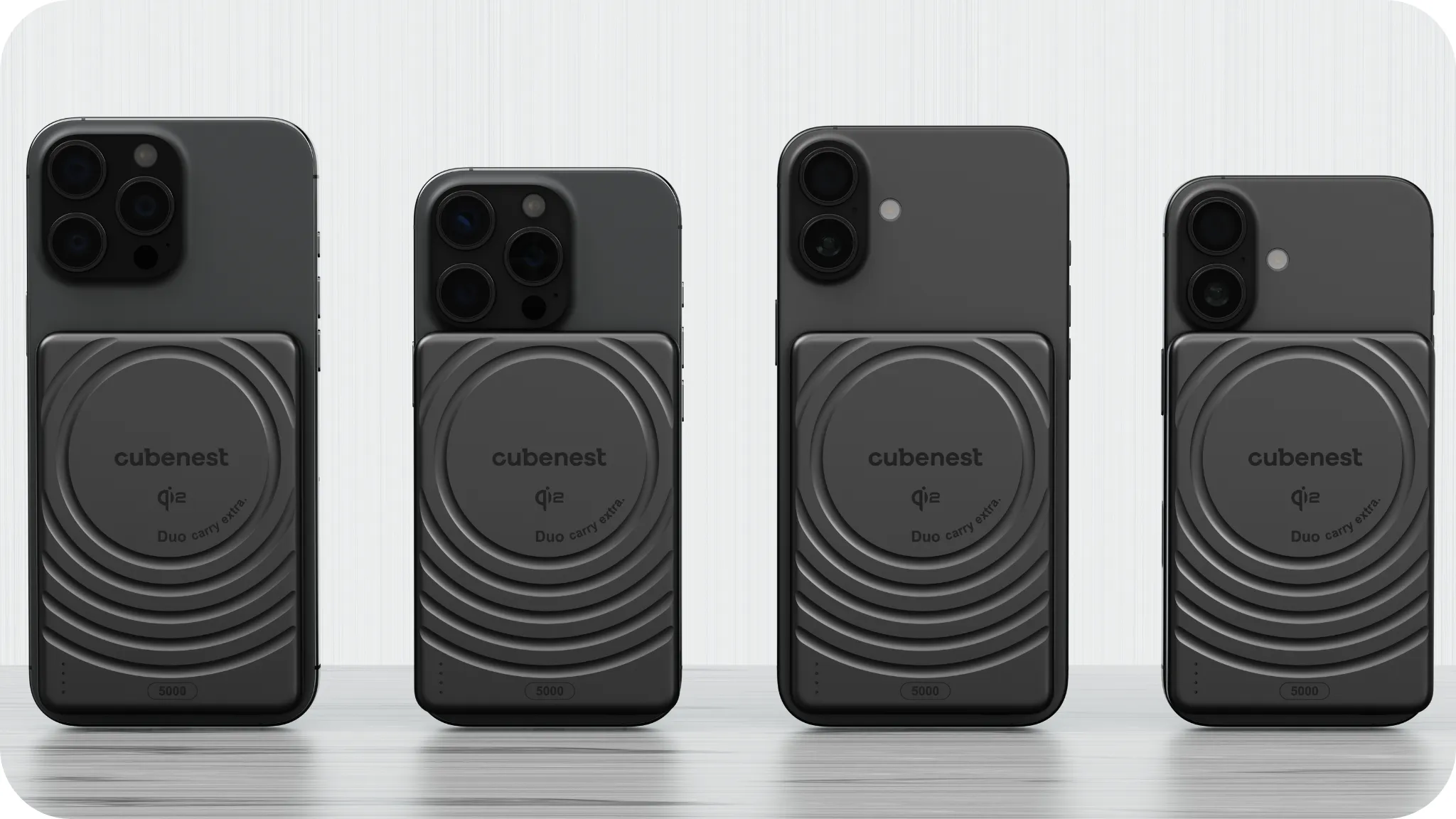 Qi2 MagSafe powerbanka černá