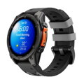 Curea Premium pentru Apple Watch Sport Negru/Portocaliu