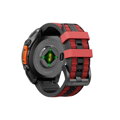 Curea Premium pentru Apple Watch Sport Negru/Portocaliu