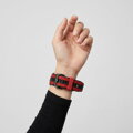 Curea Premium pentru Apple Watch Sport Negru/Portocaliu