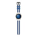 Curea Premium pentru Apple Watch Sport Negru/Portocaliu