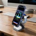 Cubenest Qi2.2 Încărcător magnetic wireless 3 în 1 SQ314 Pro Garmin Watch