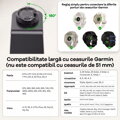 Cubenest Qi2.2 Încărcător magnetic wireless 3 în 1 SQ314 Pro Garmin Watch
