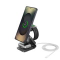 Cubenest Qi2.2 Încărcător magnetic wireless 3 în 1 SQS314 Pro Samsung Watch