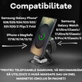 Cubenest Qi2.2 Încărcător magnetic wireless 3 în 1 SQS314 Pro Samsung Watch