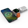 Cubenest Încărcător pliabil magnetic wireless 3 în 1 E310 alb