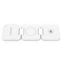 Cubenest Încărcător pliabil magnetic wireless 3 în 1 E310 alb
