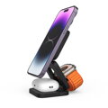 Cubenest Încărcător pliabil magnetic wireless 3 în 1 E310 gri