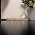 Cubenest Încărcător magnetic wireless 2 în1 K200 argintiu