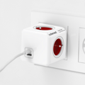 Cubenest PowerCube Original USB A+C PD 20 W 1,5 m roșu