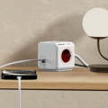 Cubenest PowerCube Extended USB A+C PD 20 W 1,5 m roșu