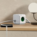 Cubenest PowerCube Extended USB A+C PD 20 W 1,5 m verde