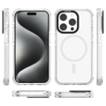 Cubenest Husă pentru iPhone 15 Pro MagPro Strong Guard alb