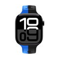 Curea Premium pentru Apple Watch Sport Negru/Albastru