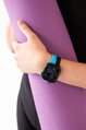 Curea Premium pentru Apple Watch Sport Negru/Albastru