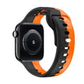 Curea Premium pentru Apple Watch Sport Negru/Portocaliu