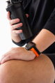 Curea Premium pentru Apple Watch Sport Negru/Portocaliu