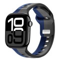 Curea Premium pentru Apple Watch Sport Gri/Albastru