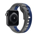 Curea Premium pentru Apple Watch Sport Gri/Albastru