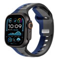 Curea Premium pentru Apple Watch Sport Gri/Albastru