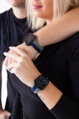 Curea Premium pentru Apple Watch Sport Gri/Albastru