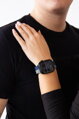 Curea Premium pentru Apple Watch Sport Gri/Albastru