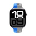 Curea Premium pentru Apple Watch Sport Albastru/Gri