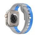 Curea Premium pentru Apple Watch Sport Albastru/Gri