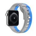 Curea Premium pentru Apple Watch Sport Albastru/Gri