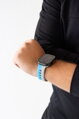 Curea Premium pentru Apple Watch Sport Albastru/Gri