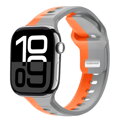 Curea Premium pentru Apple Watch Sport Portocaliu/Gri