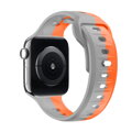 Curea Premium pentru Apple Watch Sport Portocaliu/Gri