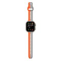 Curea Premium pentru Apple Watch Sport Portocaliu/Gri