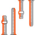 Curea Premium pentru Apple Watch Sport Portocaliu/Gri
