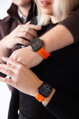 Curea Premium pentru Apple Watch Sport Portocaliu
