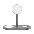 Cubenest Încărcător magnetic wireless 3 în1 S313 Pro gri