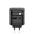 Cubenest Încărcător GaN cu cablu 65W S3D2