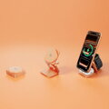Cubenest Qi2.2 Încărcător magnetic wireless pliabil 3 în 1 SQ312 Ultra portocaliu