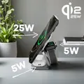 Cubenest Qi2.2 Încărcător magnetic wireless pliabil 3 în 1 SQ312 Ultra gri