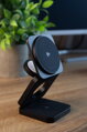 Cubenest Qi2 Încărcător pliabil magnetic wireless 3 în 1 SQ312 Pro negru