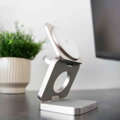 Cubenest Qi2 Încărcător pliabil magnetic wireless 3 în 1 SQ312 Pro titan