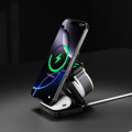 Cubenest Qi2 Încărcător pliabil magnetic wireless 3 în 1 SQ312 Pro negru
