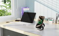 Cubenest Qi2 Încărcător pliabil magnetic wireless 3 în 1 SQ312 Pro titan