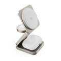 Cubenest Qi2.2 Încărcător pliabil magnetic wireless 3 în 1 SQ312 Pro titan