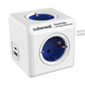 Cubenest PowerCube Extended USB A+C PD 20 W 1,5 m albastru