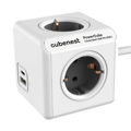 Cubenest PowerCube Extended USB A+C PD 20 W 1,5 m gri