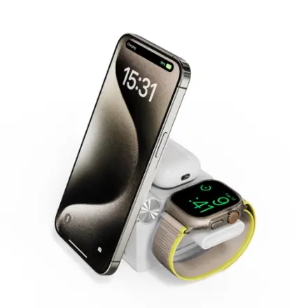 Cubenest Încărcător magnetic wireless 3 în 1 E311