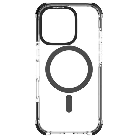 Cubenest Husă pentru iPhone 16 Pro MagPro Strong Guard negru