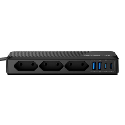 Cubenest PD GaN PowerStrip SlimLine 7 în1 Extended USB 70W