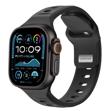 Curea Premium pentru Apple Watch Sport Negru